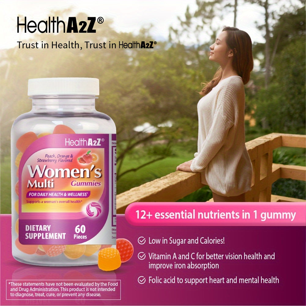 Multivitaminas en Gominolas para Mujer – 12 Nutrientes Esenciales