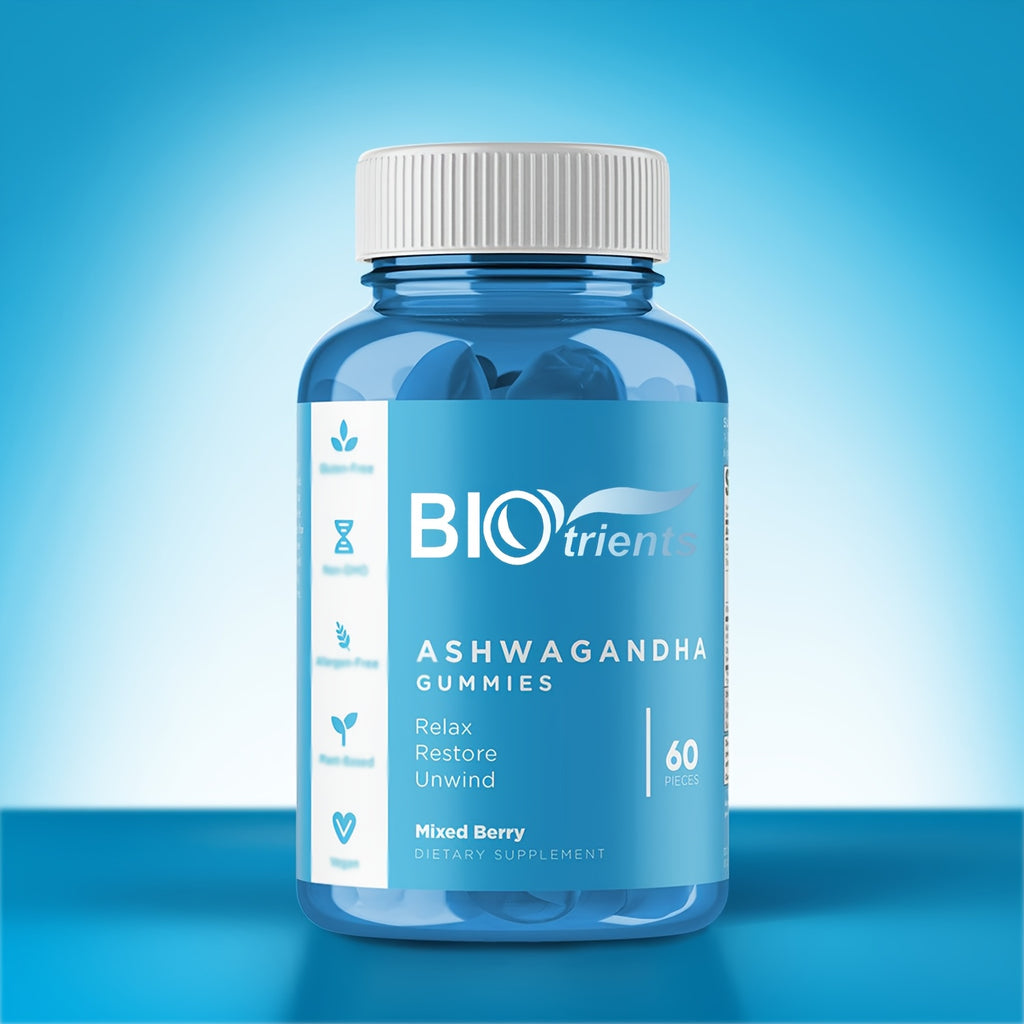Ashwagandha Gummies con Vitamina D – Relajación, Sueño Reparador y Energía Natural | BIOTRIENTS